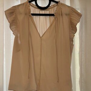 Abercrombie -  Ruffle Angel Sleeve Top